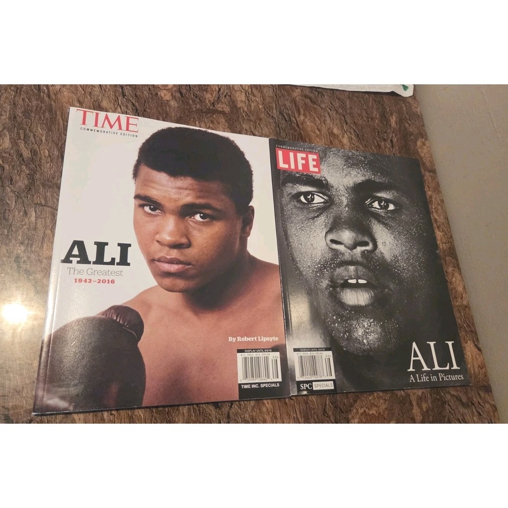 Life Magazine Lot 09/09/16 - Muhammad Ali A Life In Pictures & Ali The Greatest